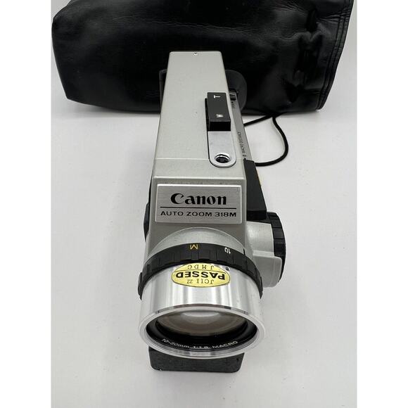 Canon Auto Zoom 318M Super 8 8mm Film Movie Camera with carrying case - Picture 3 of 12